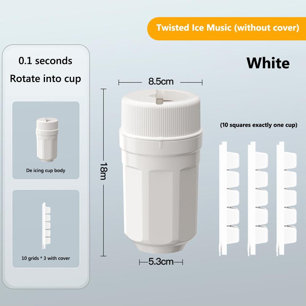 Multifunctional Rotating Ice Tray One-touch Ice Removal Homemade Ice Cube Mold New Twist Ice Cup