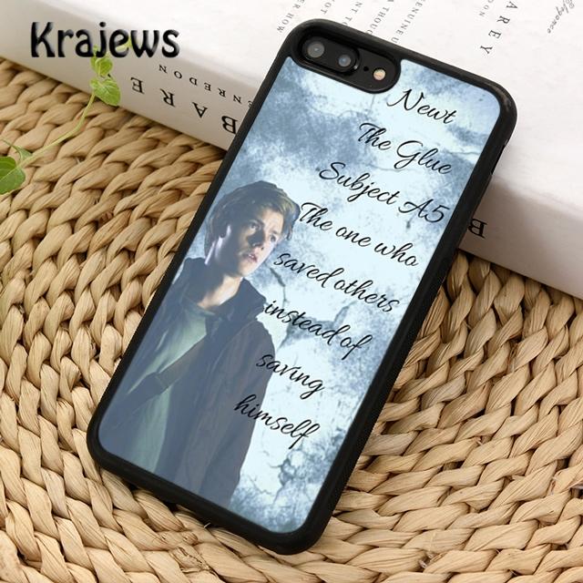 Krajews The Maze Runner Poster Newt Handyhülle Cover Für iPhone 17 Air 16 15 14 plus 11 12 13 pro max Hülle Fundas