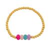 Colorful Natural Stone Beaded Bracelet - New Fashion Design, Multiple Piece Options