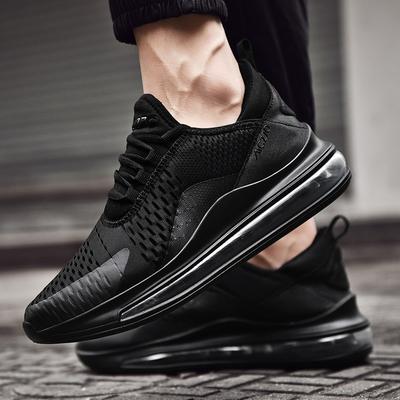 Sneakers Male Teenager Full Palm Air Cushion Running Shoes Mesh Travel Shoes Large Size Jinjiang Tide Shoes Sneakers