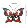 Hollow Out Colorful Metal Butterfly Wall Art Decoration Garden Ornament Outdoor Indoor Iron Sculpture Wall Hanging Decor