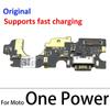 USB nabíjecí port Nabíječka dokovací zásuvka Jack konektor desky Flex kabel pro Motorola Moto One Power XT1942-1 P30 Poznámka
