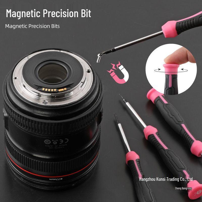 HiSpec Pink Household Tool Set with Wrench, Pliers, Hammer, Electric Screwdriver, and Toolbox