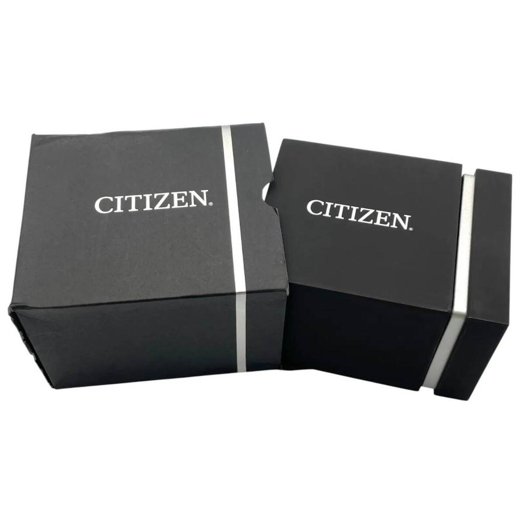 CITIZEN Box ATESSA Solar Round included. /Radio-controlled. H100-T010431 Radio-controlled Watch, Day/Date, Analog, Duratect, [x4]
