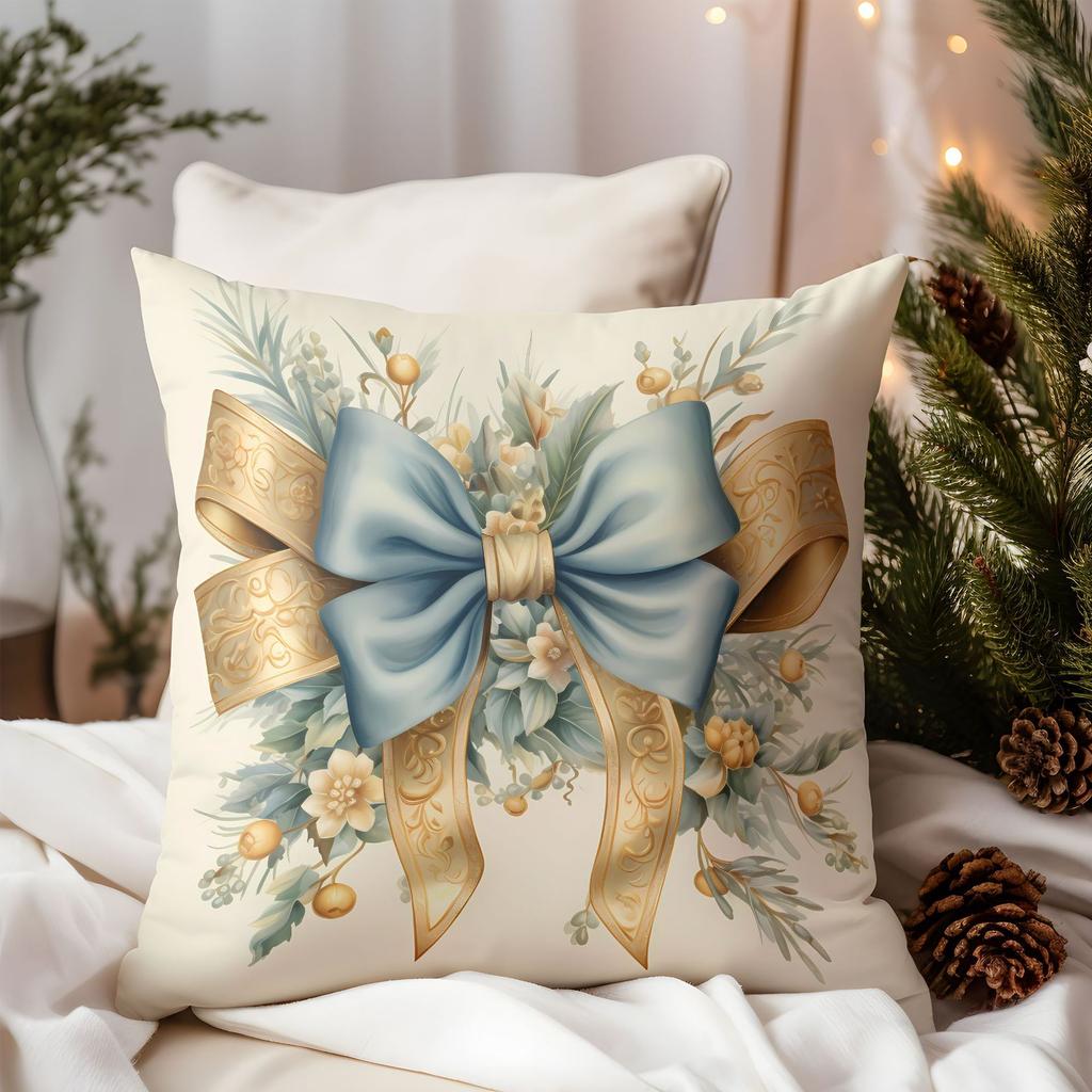 New Christmas Pillow Cover Premium Luxury Santa Home Sofa Cushion Cover Premium Durable Quality Useful Practical
