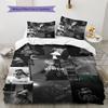 1PCS Ayliva Set Copripiumino Trapuntato con Fantasia a Tema Federa Decorazione per la Casa Regalo di Compleanno (1 * copripiumino + 2 * federa, senza nucleo)