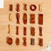 Creative Japanese Chopsticks Holder Wooden Chopstick Pillow Spoon Fork Knife Stand Table Decor Chopstick Rest Tableware Holder