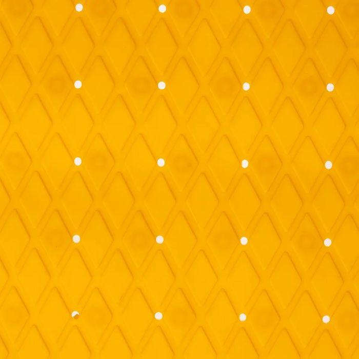 Tapis fond de baignoire 35 x 70 cm Colorama moutarde