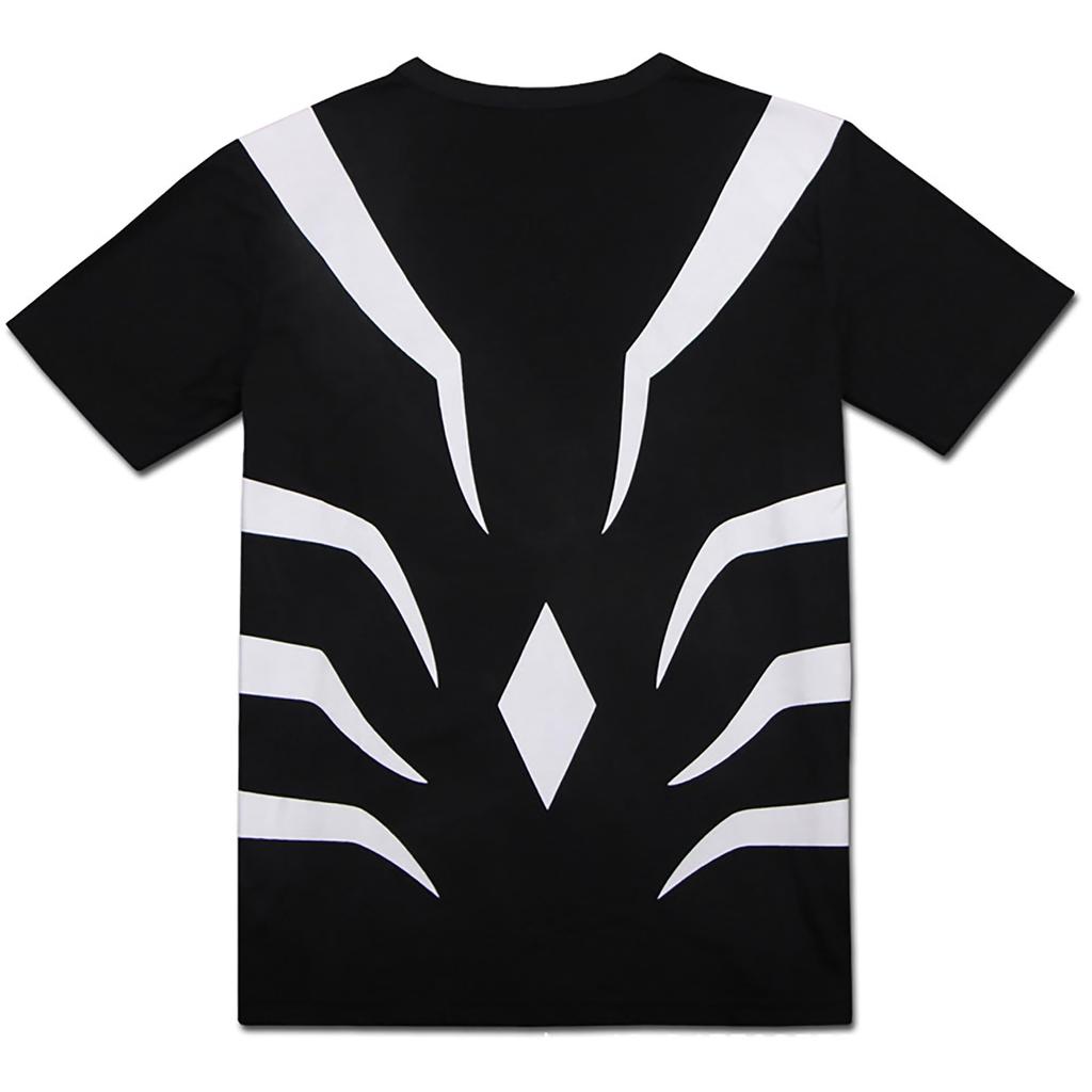 Midoriya Accelerator Cosplay Costume, Short Sleeve T-Shirt, Premium Quality (Black, L)