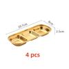 SUS 304 Stainless Steel Pepper Roast Meat Sauce Dishes bowl Separate Sushi Vinegar Soy Plates Tableware Food Seasoning Tray