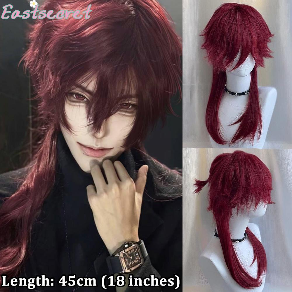 22 Zoll Seeblaue Farbe Synthetische Perücken Mittelscheitel Lang Natürlich Welliges Haar Perücke Für Frauen Cosplay Drag Queen Party Hitzebeständig