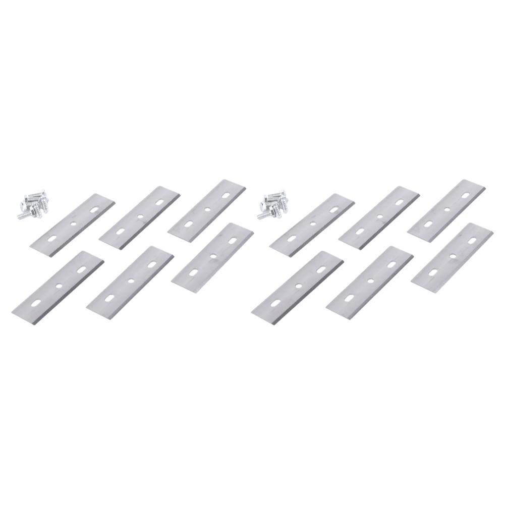 6 Pack Lawn Robot Blade with Screw Accessories Stainless Steel Lawn Mower Cutting Blade Replacement for ALKO Robolinho Lawnmower