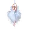 Ballet Girl Christmas Ornament Hanging  Dance Pendant Elegant Dance Pose  Indoor Holiday  Decoration