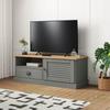 VidaXL Meuble TV VIGO gris 106x40x40 cm bois massif de pin 353177