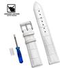 Cowhide Genuine Leather Watch Strap 12/14/16/18/20/22/24 mm Watch Pin buckle Band Soft Wrist Watchband Bracelet + Tool