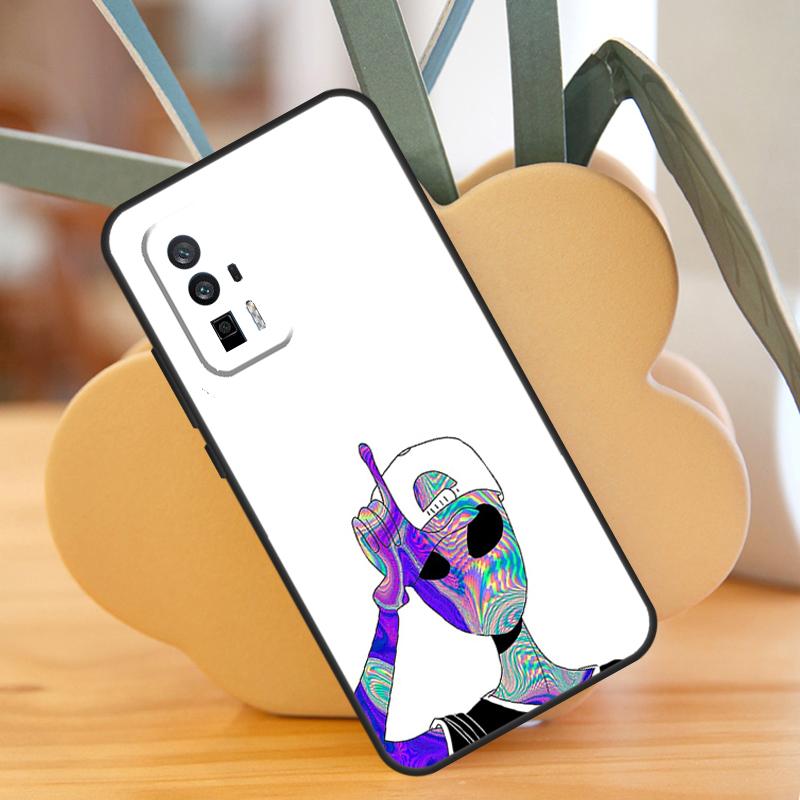 Funny Alien Case For POCO X6 F6 Pro M6 X3 X5 M5s F3 F5 Xiaomi 14 Ultra 12 13 Lite 11T 12T 13T Pro Cover
