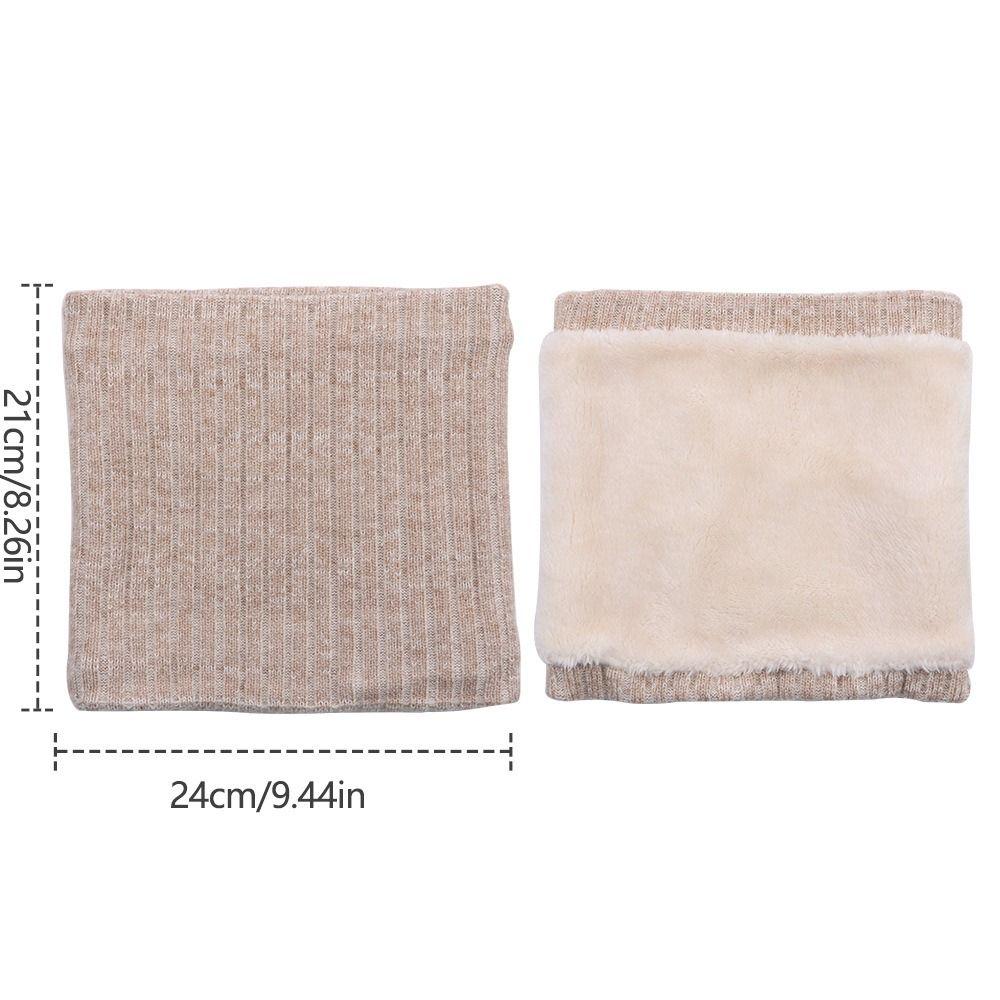 Fashion Warm Knitted Ring Scarf Coldproof Winter Thicken Knit Scarf Winter Neckerchief