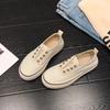 Wear canvas shoes women's new spring breathable casual one-pedal single shoes platform white board shoes