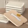 Stackable Dumpling Storage Box with Lid Food Preservation Crisper Container Case