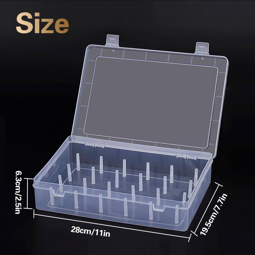 42-assige multifunctionele handwerk- en opbergdoos - Transparante naaiset & garenorganizer