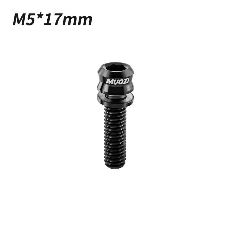 1/2Pcs Titanium Bolt M5X17Mm M5X19Mm Bicycle Nut Titanium Alloy Stem Bolts Road Folding Bike Screw Accessories