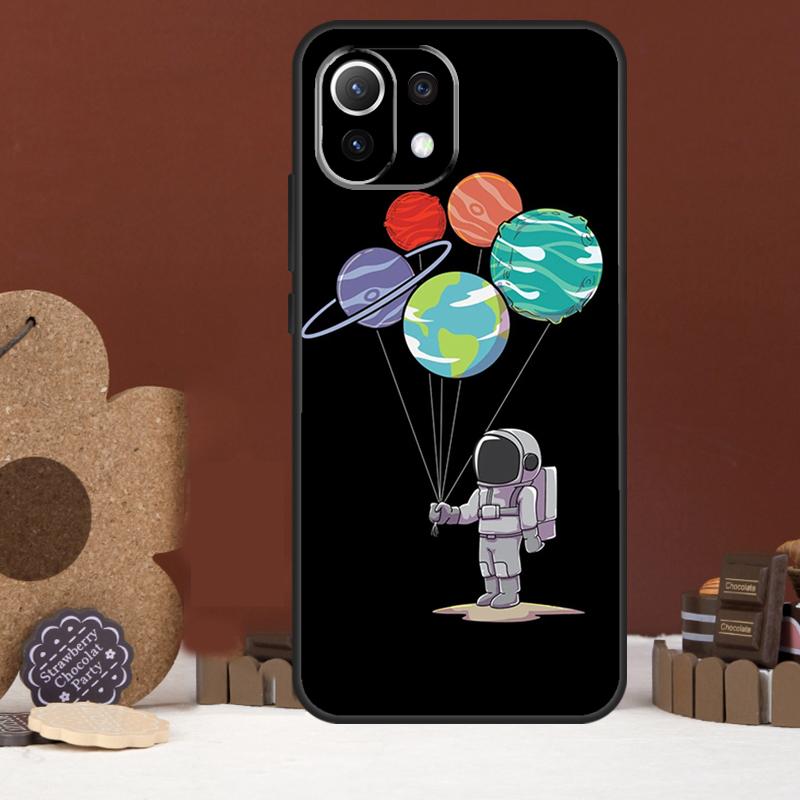 Astronaut Sterne Weltraum Planeten Hülle Für Xiaomi 15 14 Ultra 13T 14T 15T 17 Pro Max POCO X7 Pro X5 X6 F5 F6 F7 F8 Ultra Abdeckung