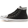Converse Doppeltes Obermaterial Chuck Taylor All Star 'Schwarz Silber' 167467C