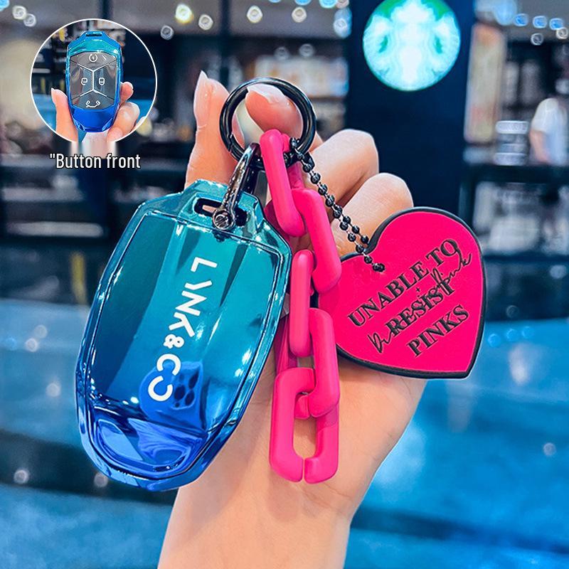 Lynk & Co Key Case: Fits 01, 03, 05, 06 Models - Men's & Women's EMP Buckle Shell Bag