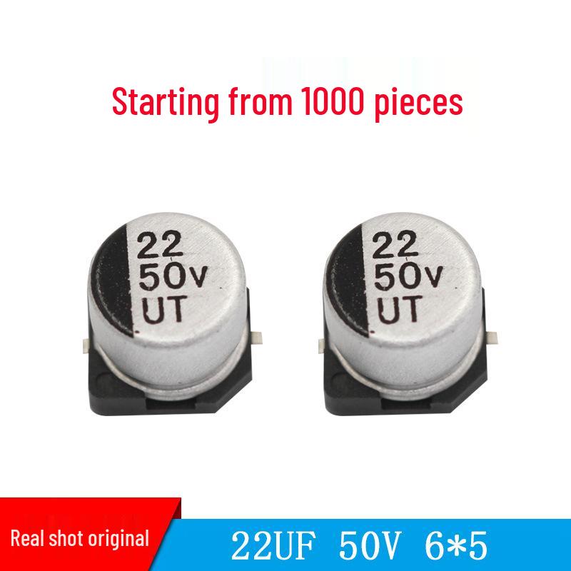 22uF 50V 6x5mm Kesen SMD Aluminum Electrolytic Capacitor