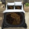Medieval Dark Retro Digital Print Polyester Bedding Sets Boys Bed Linen Set For Teens Queen Bedding set Bed Comforter Set