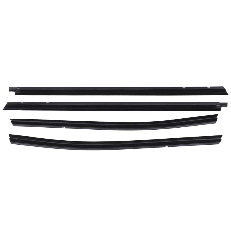 4 Pieces Car Windows Rubber Outside Glass Protector Weather Strip Suitable for Toyota Tacoma 2005-2015 68161-04050 style 1