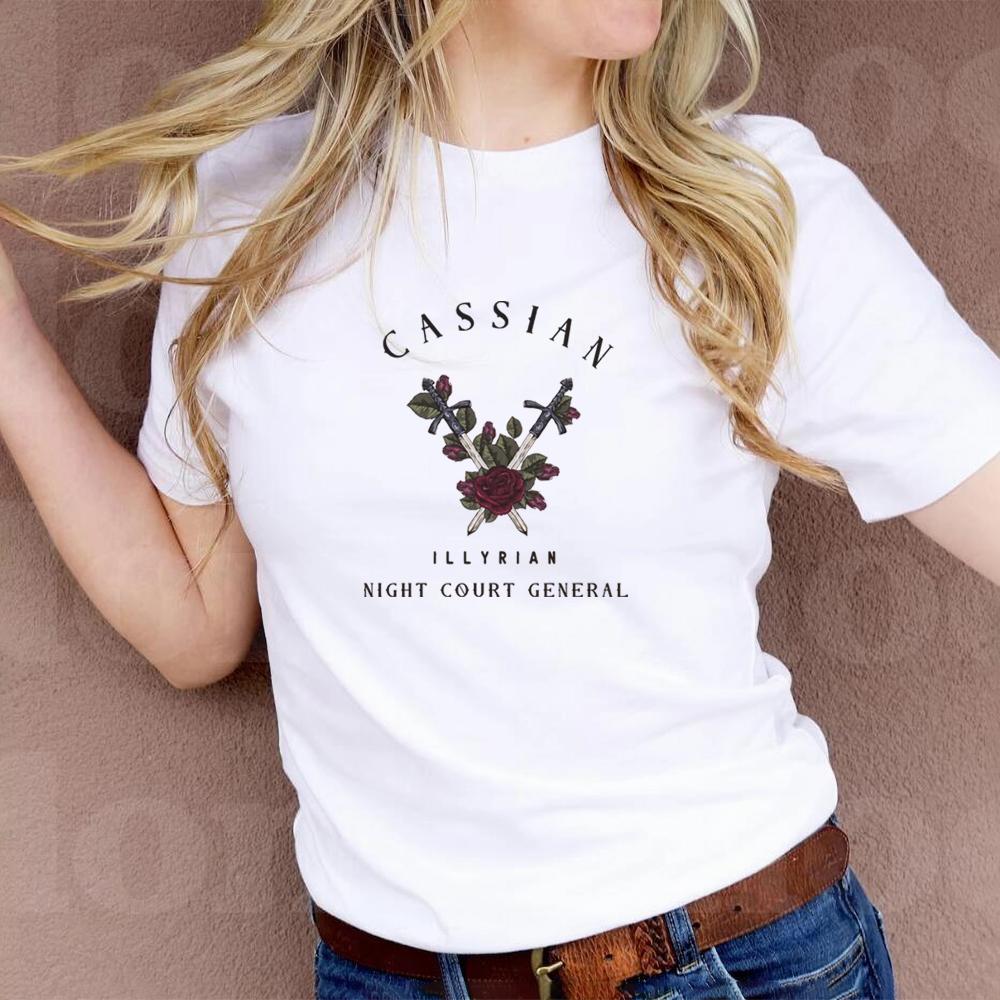 

Футболка Cassian Acotar Comfort Colors Tee Acotar Velaris Printed Short Sleeve Illyrian Training Camp Shirt Sarah J Maas Fan Gift M белый