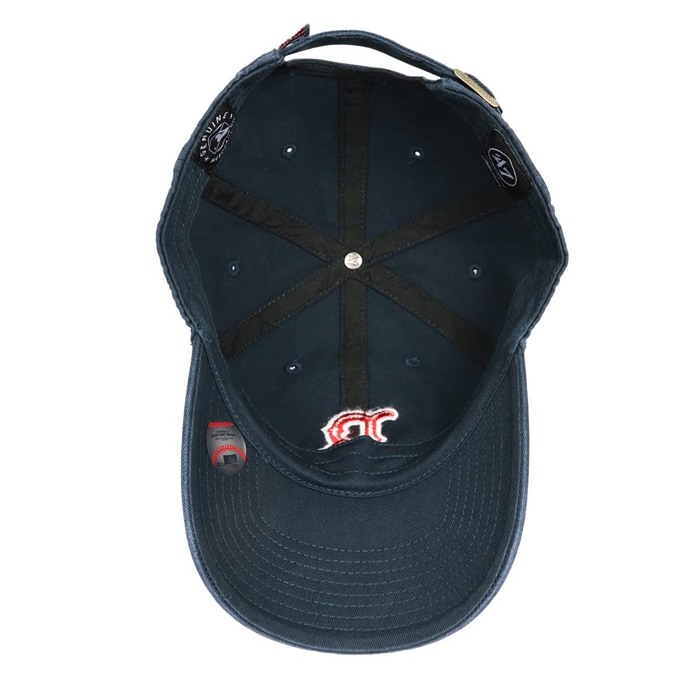 '47 Brand 47 Cap Cleanup Low Cap MLB Major League Hat Forty Seven Boston Red Sox BOSTON RED SOX Navy Free Size