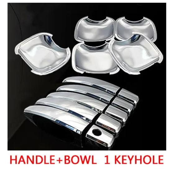 For Toyota Rav4 2006-2012 Chrome Door Handle Covers Trim for 5 Door Accessories Stickers Car Styling 2007 2008 2009 2010 2012