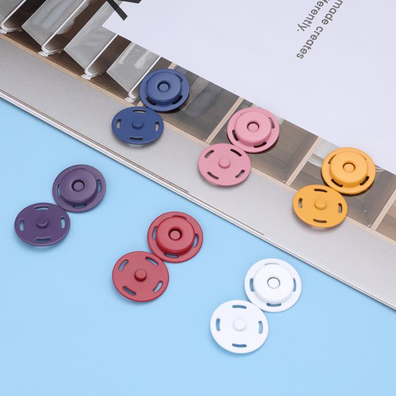 Colorful Magnetic Snap Button: Ultra-thin, Round, Strong for Clothes & Bags