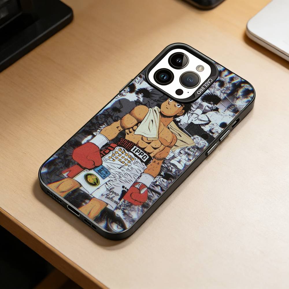 

H-Hajime no-OO Ippo Phone Case For iPhone 17,16,15,14,13,12,11 Plus,Pro Max,XS,Colorful Silver Phone case Funda Cover iPhone13