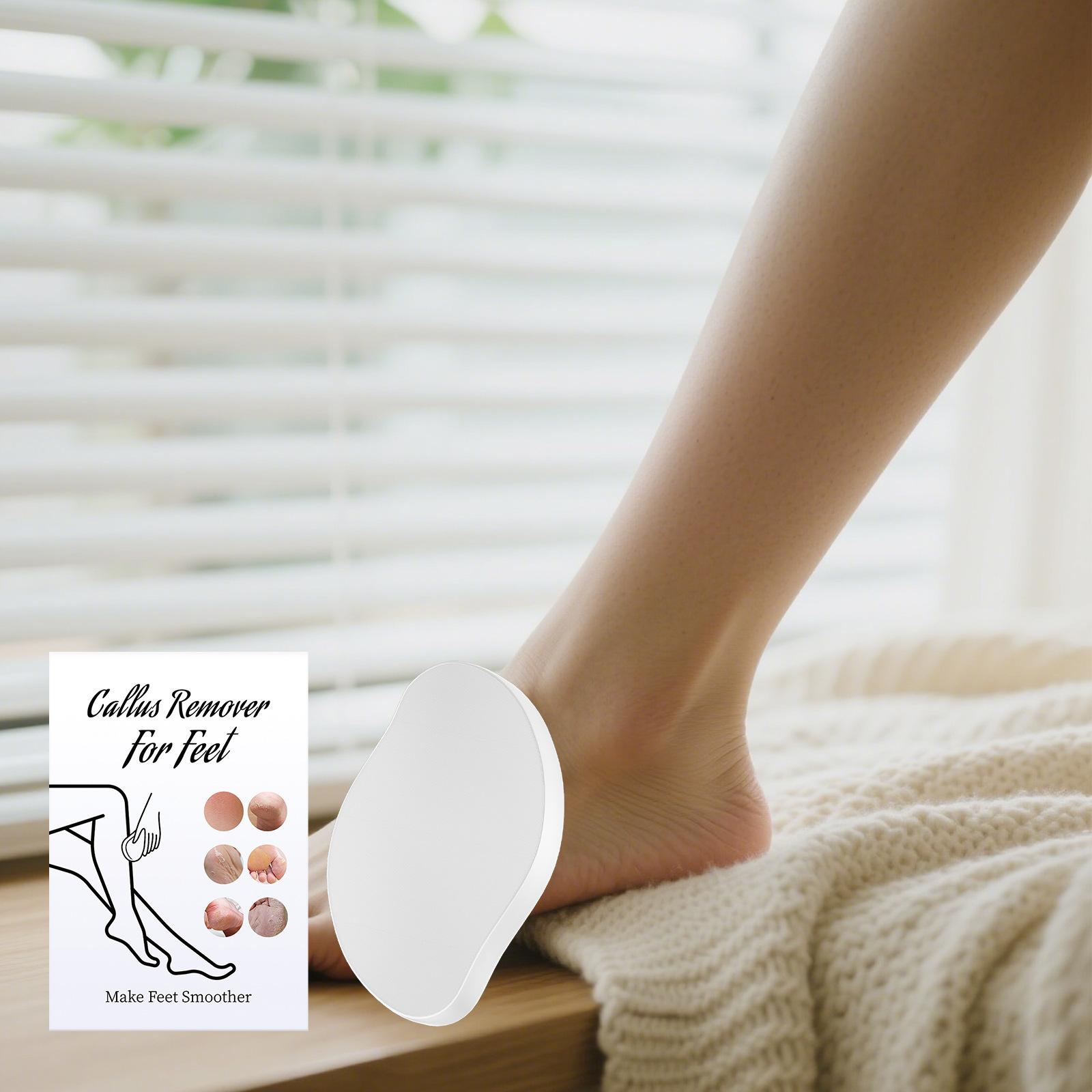 

Exfoliator, Foot, Portable Exfoliator, Smooth Skin After Bathing one size белый