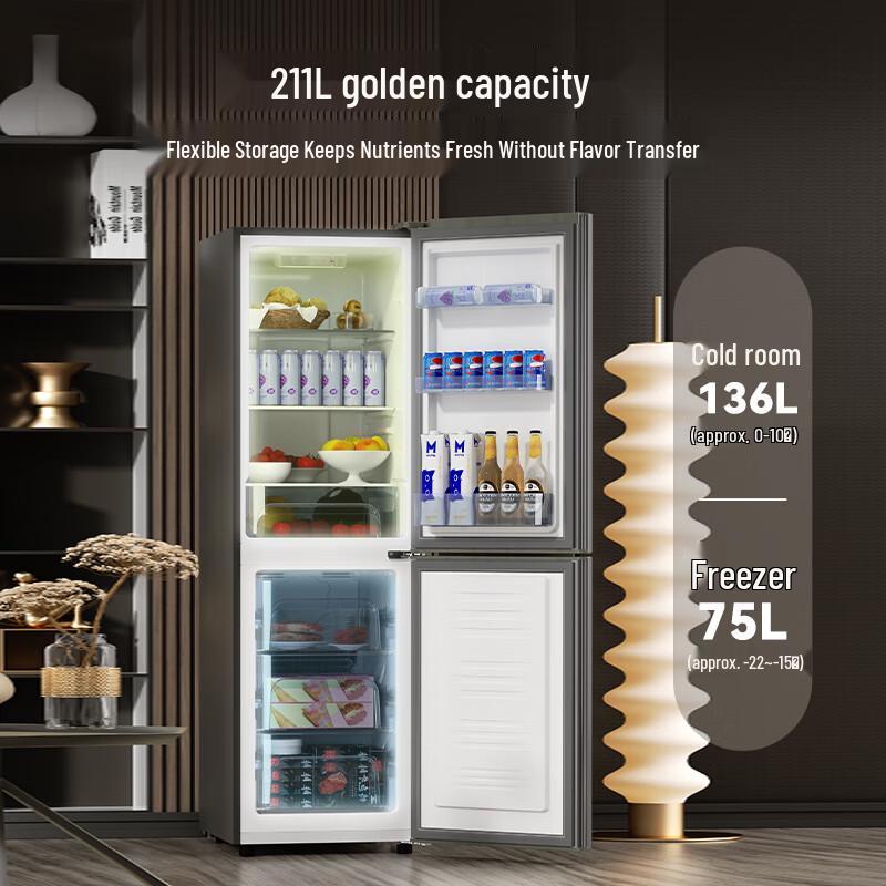 Royalstar Frost-Free Double-Door Refrigerator
