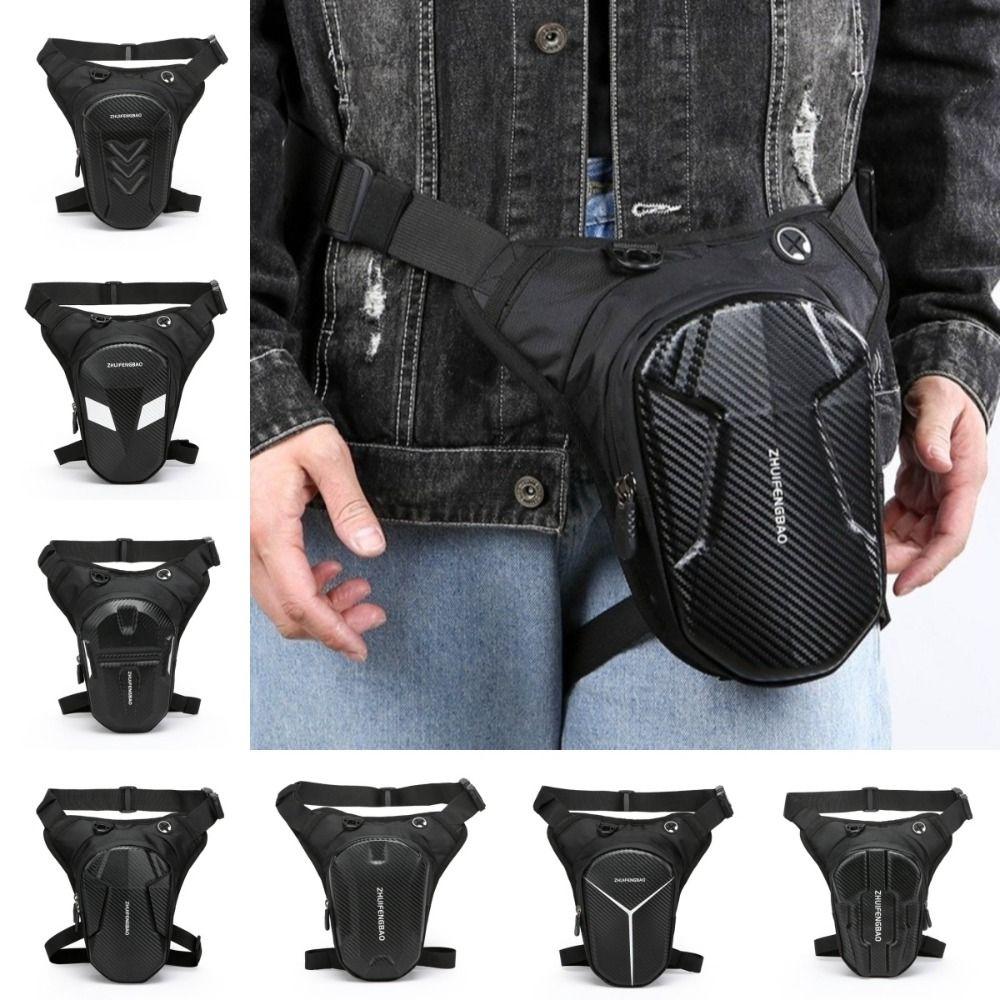 New Sturdy EVA Motorcycle Leg Bag Large Capacity Waterproof Drop Leg Strap Bag with Leg Strap Waist Thigh Bags Outdoor Supplies