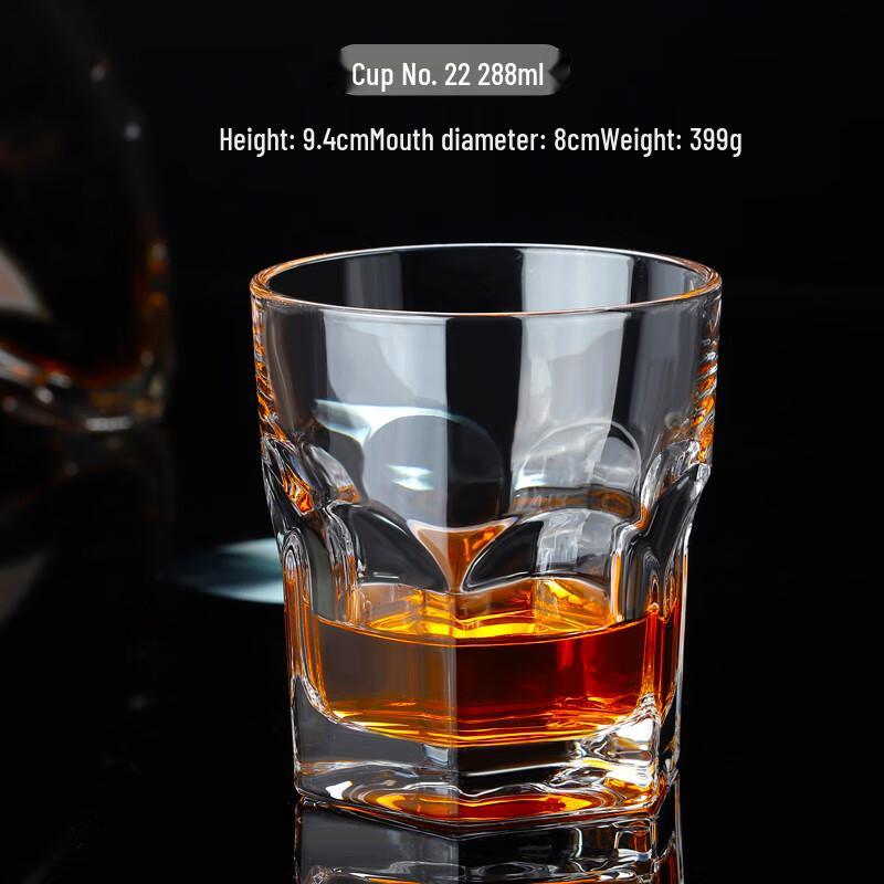 Sikaizhuo Elegant Glass Whiskey & Beverage Tumblers