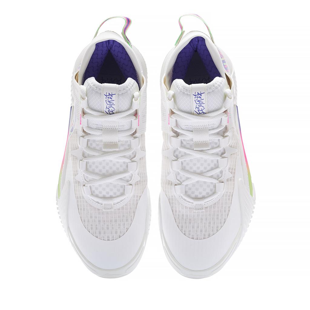 Li-Ning Bad Five 2 Low Rice White Multi Men Sneakers Multi-Color ABFS0031-0