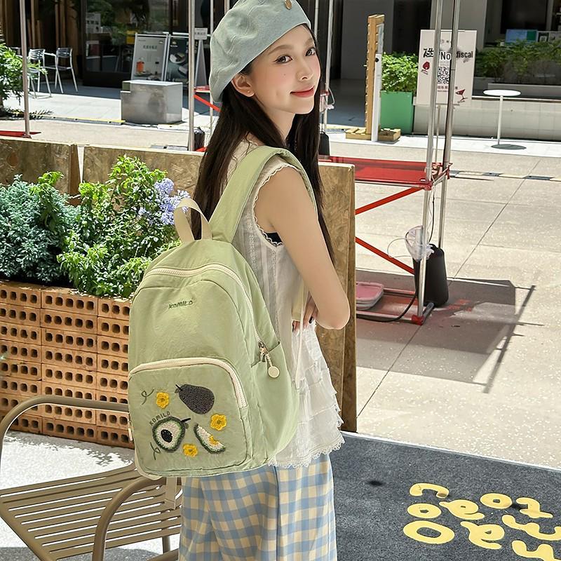 Ins High-Value Japanese Backpack for Girls: Large Capacity, Lightweight, Versatile Travel & School Bag