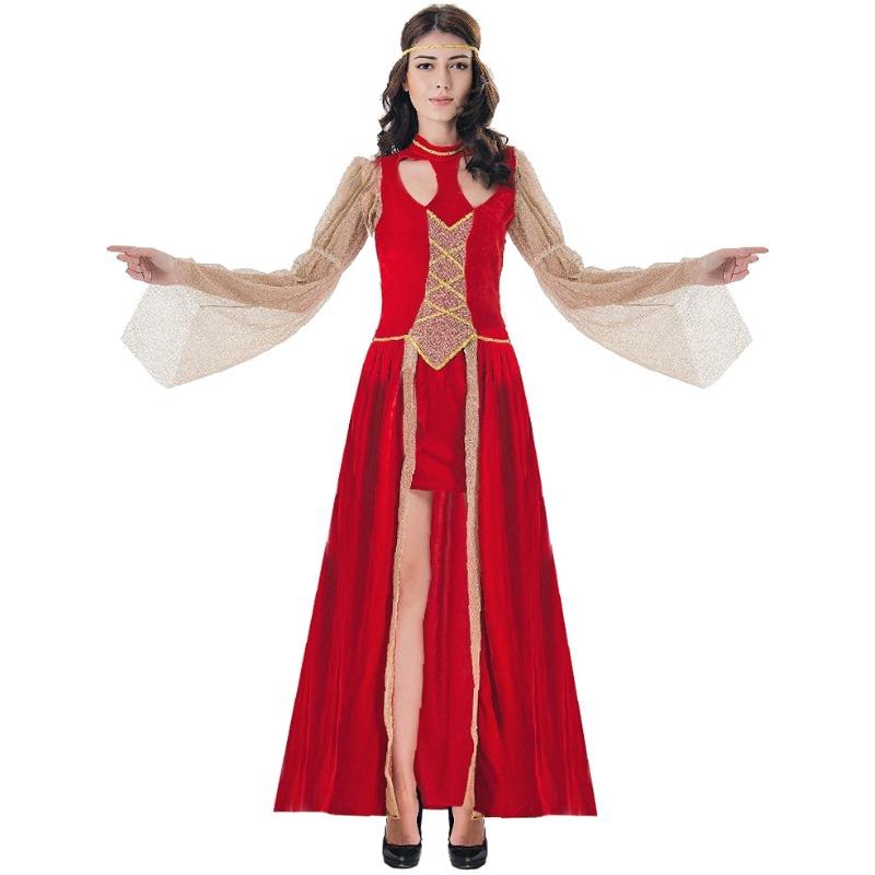 

Костюм принцессы на Хэллоуин, костюм королевы, вечернее платье, сценический костюм, костюм для выступления XL