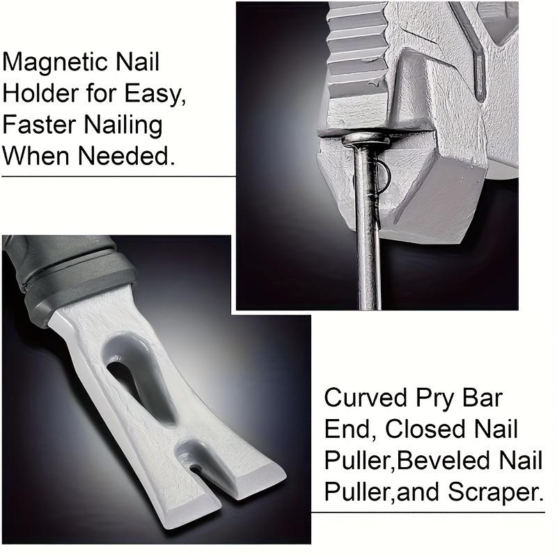 Damaly,Outdoor Multifunctional Hammer With Crowbar Fire Rescue Tool Demolition Tool Hammer Hand Tool