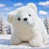 Lovely White Polar Bear Plush Toys Cute Soft Stuffed Animal Plush Bear Dolls Kids Birthday Gift