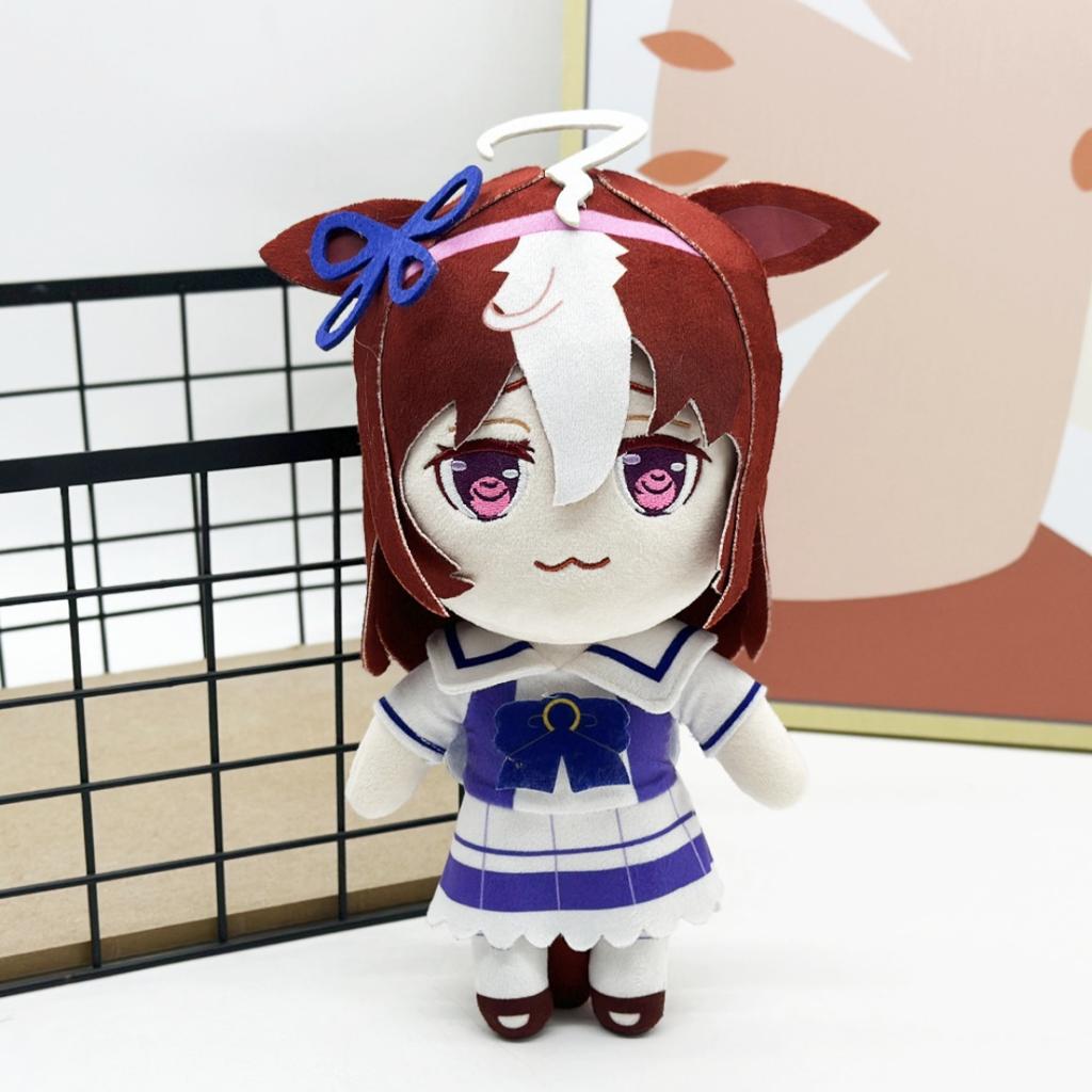 Kawaii Uma Musume Plush Toys Anime Pretty Derby  Character Meisho Doto Plushie Soft Stuffed Doll Collectible Birthday Xmas Gift