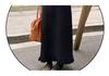 Autumn/Winter Polka Dot Ruffle Knit Midi Skirt for Maternity - Slimming, Casual
