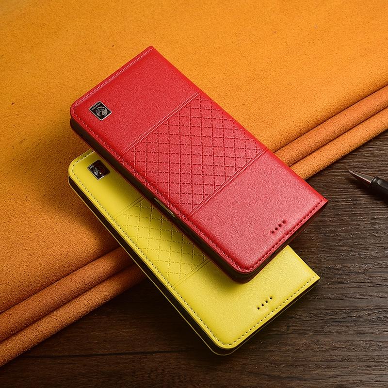 Nappa Genuine Leather Phone Case For Honor 7A 7X 7C 7S 8A 8S 8C 8X Max Magnetic Flip Cover Wallet Cases