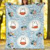 1pc Miffy1 Theme Blanket - Digital Print, Polyester, Cozy for All Seasons, Perfect for Outdoor, Camping, and Travel