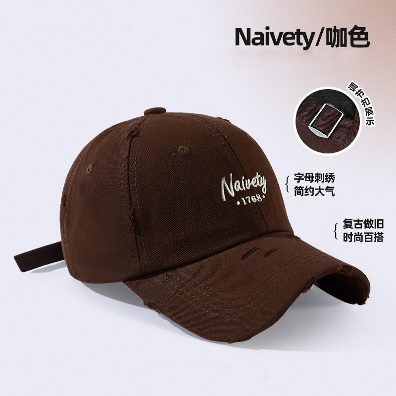 

Hat Women s new cap Fashion versatile summer sunscreen hat Show face Small men s casual baseball cap Tide Adjustable темно-коричневого